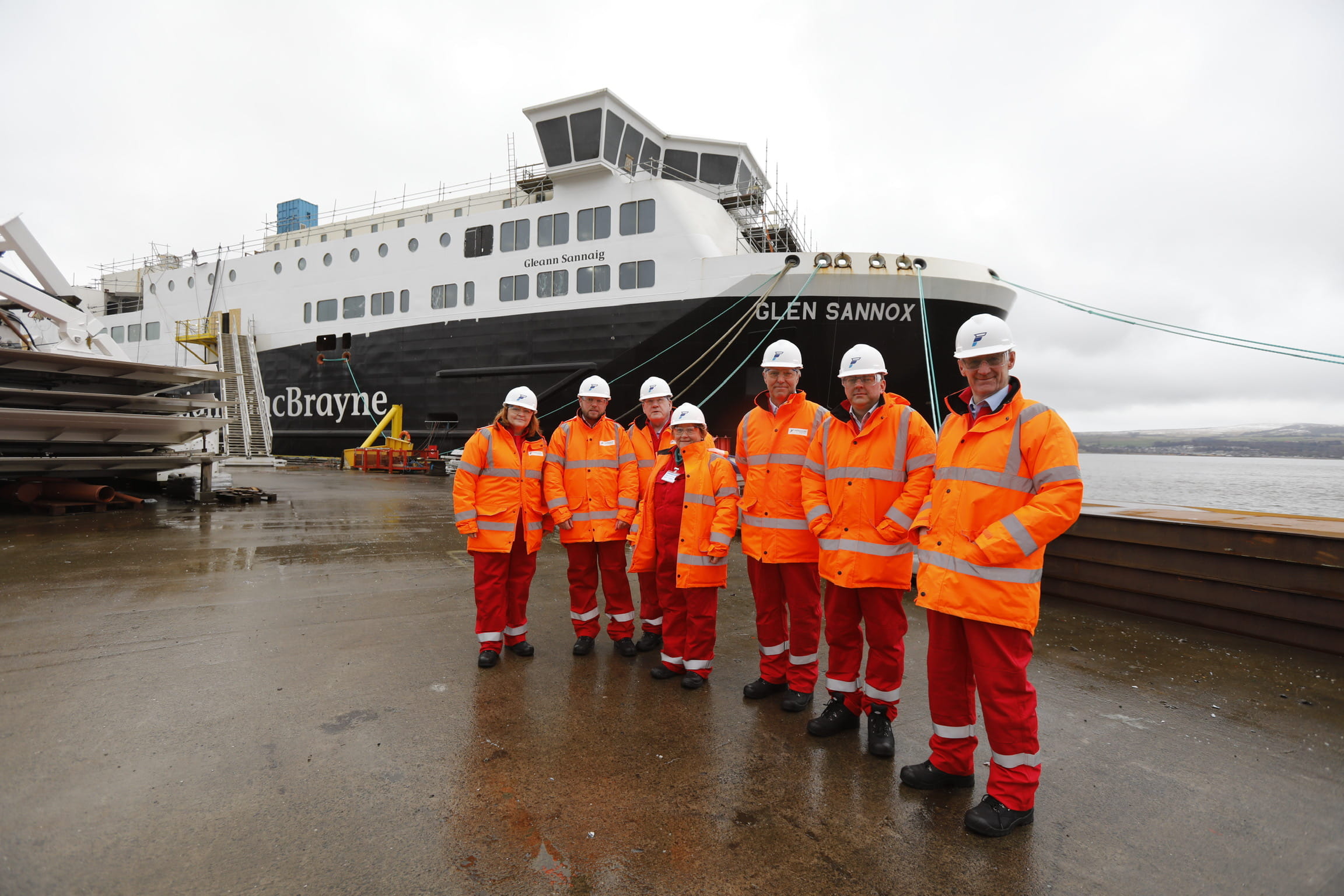 REC Committee visit to the Ferguson Marine shipyard, February 2020